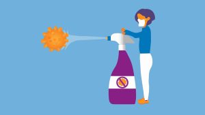 Elde oluşan mikroorganizmaları temizlemek amacıyla kullanılması önerilen temizleme maddesi nedir?