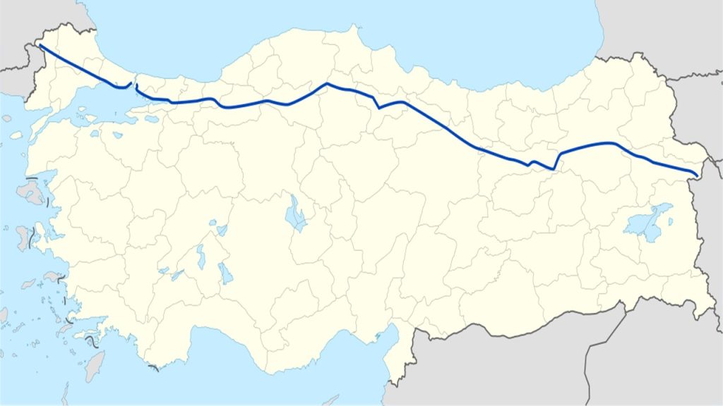 Kapıkule’den başlayıp, Türkiye’yi batıdan doğuya boydan boya geçtikten sonra, İran sınır kapısı Gürbulak’ta sona eren yolun adı nedir?