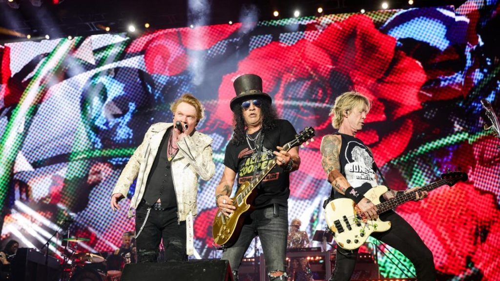 Slash, Axl Rose, Duff McKagan üyelerinin beraber çaldığı grup hangisidir?