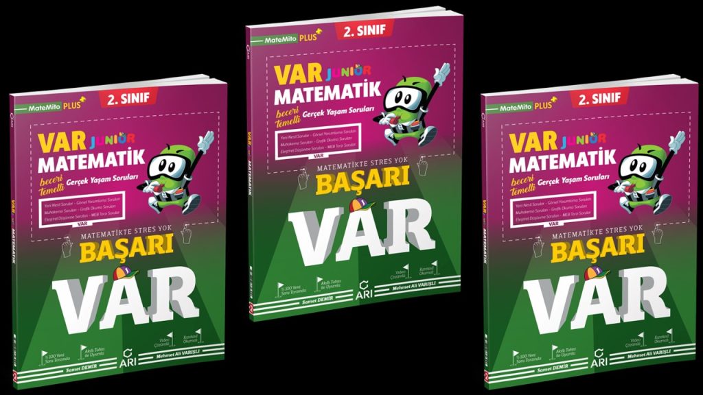 2. Sınıf VAR Junior Matematik Soru Bankası Cevapları Arı Yayıncılık