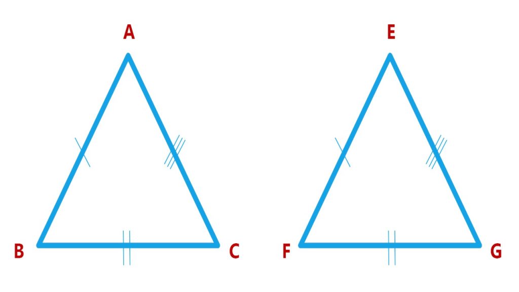 Karşılıklı kenarlarının uzunlukları ve karşılıklı açıların ölçüleri eşit olan üçgenlere ne ad verilir?