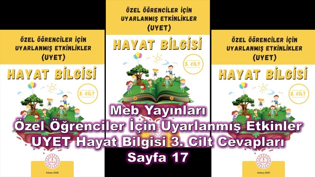 Özel Öğrenciler İçin Uyarlanmış Etkinlikler (UYET) Hayat Bilgisi 3. Cilt Cevapları Meb Yayınları Sayfa 17