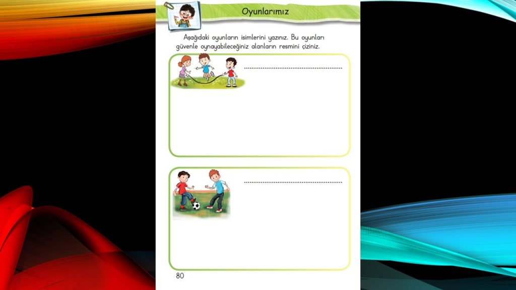 1. Sınıf Hayat Bilgisi Çalışma Kitabı Cevapları Meb Yayınları Sayfa 80