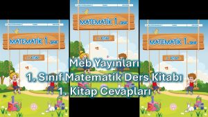 1. Sınıf Matematik Ders Kitabı 1. Kitap Cevapları Meb Yayınları