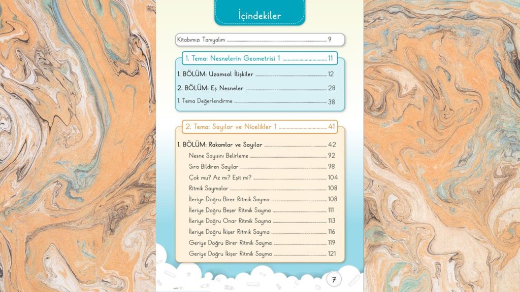 1. Sınıf Matematik Ders Kitabı 1. Kitap Cevapları Meb Yayınları Sayfa 7