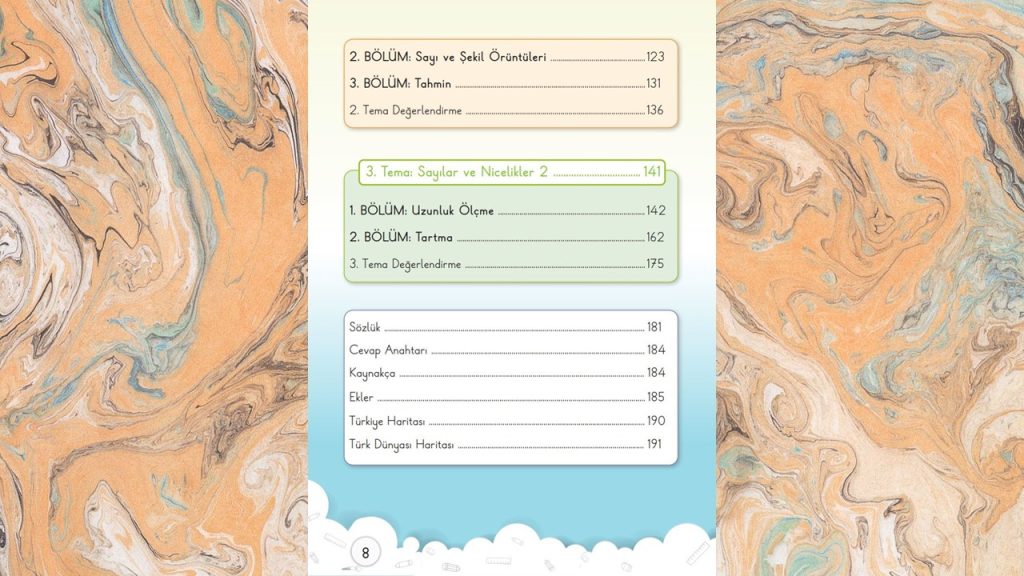 1. Sınıf Matematik Ders Kitabı 1. Kitap Cevapları Meb Yayınları Sayfa 8