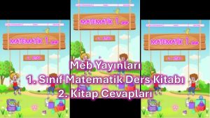 1. Sınıf Matematik Ders Kitabı 2. Kitap Cevapları Meb Yayınları