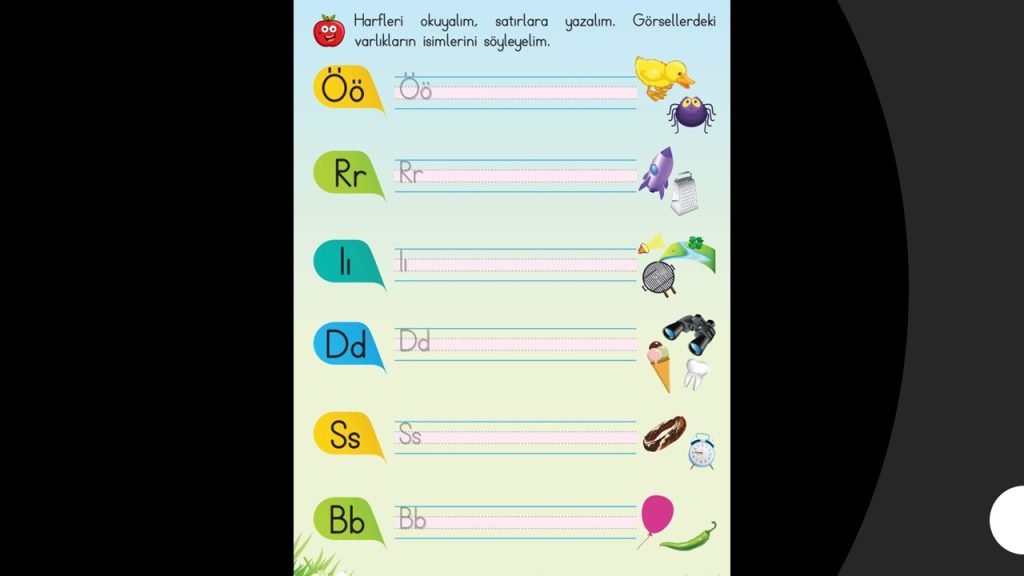 1. Sınıf Tohum Okuma ve Yazma Çalışma Yaprakları 1. Kitapçık Cevapları Meb Yayınları Sayfa 11