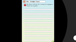 1. Sınıf Tohum Okuma ve Yazma Çalışma Yaprakları 2. Kitapçık Cevapları Meb Yayınları Sayfa 8