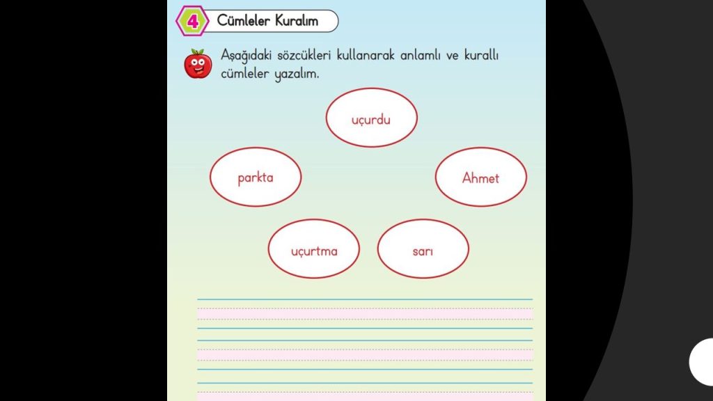 1. Sınıf Tohum Okuma ve Yazma Çalışma Yaprakları 3. Kitapçık Cevapları Meb Yayınları Sayfa 9