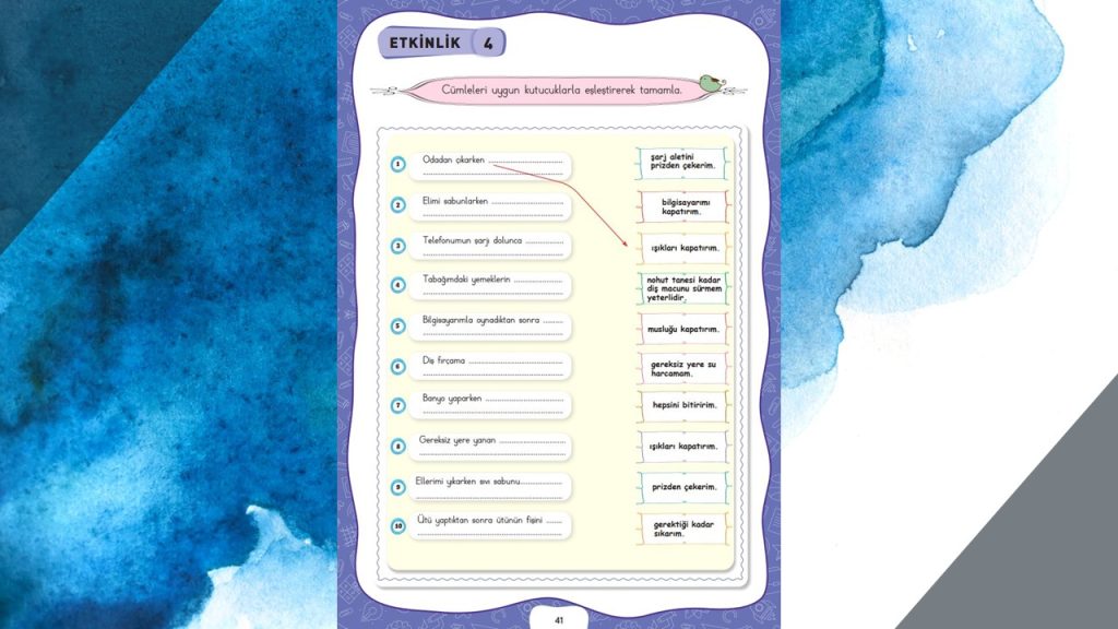 Özel Öğrenciler İçin Uyarlanmış Etkinlikler (UYET) Hayat Bilgisi 1. Cilt Cevapları Meb Yayınları Sayfa 41