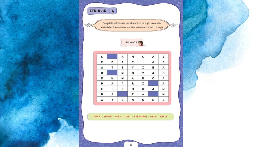 Özel Öğrenciler İçin Uyarlanmış Etkinlikler (UYET) Hayat Bilgisi 2. Cilt Cevapları Meb Yayınları Sayfa 33