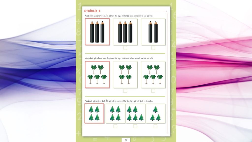 Özel Öğrenciler İçin Uyarlanmış Etkinlikler (UYET) Matematiğe Hazırlık 1. Cilt Cevapları Sayfa 12