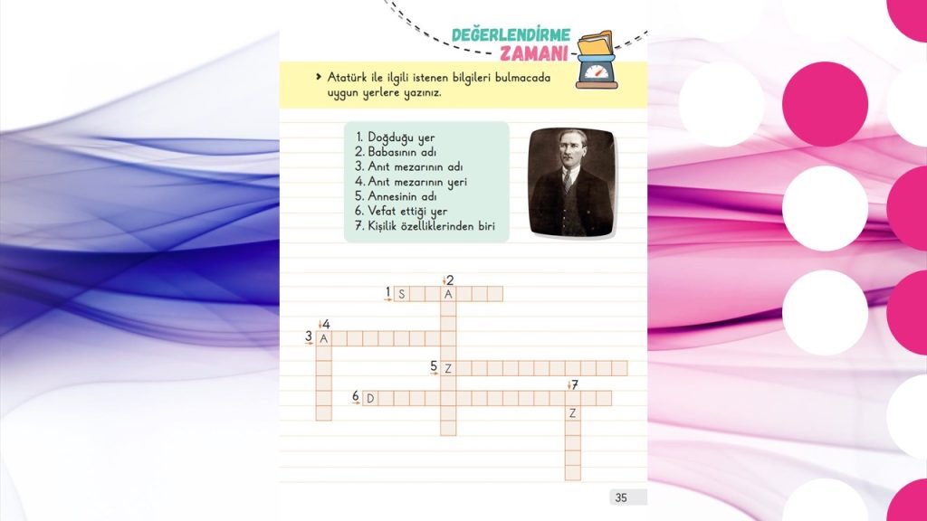 1. Sınıf Hayat Bilgisi Ders Kitabı 2. Kitap Cevapları Meb Yayınları Sayfa 35