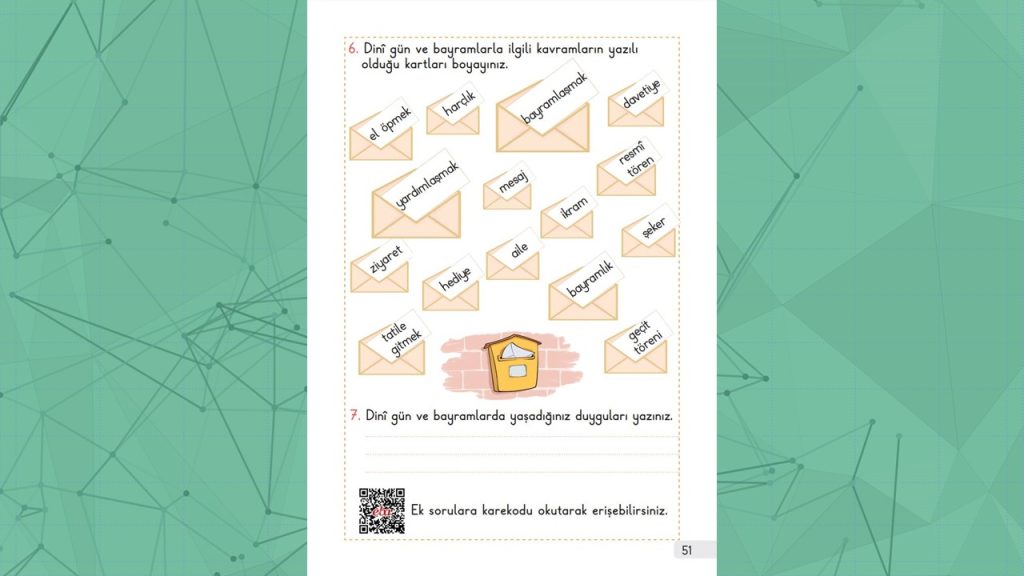 1. Sınıf Hayat Bilgisi Ders Kitabı 2. Kitap Cevapları Meb Yayınları Sayfa 51