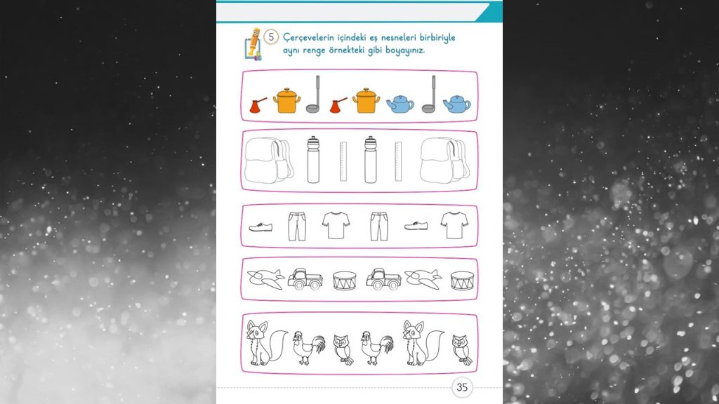 1. Sınıf Matematik Ders Kitabı 1. Kitap Cevapları Meb Yayınları Sayfa 35