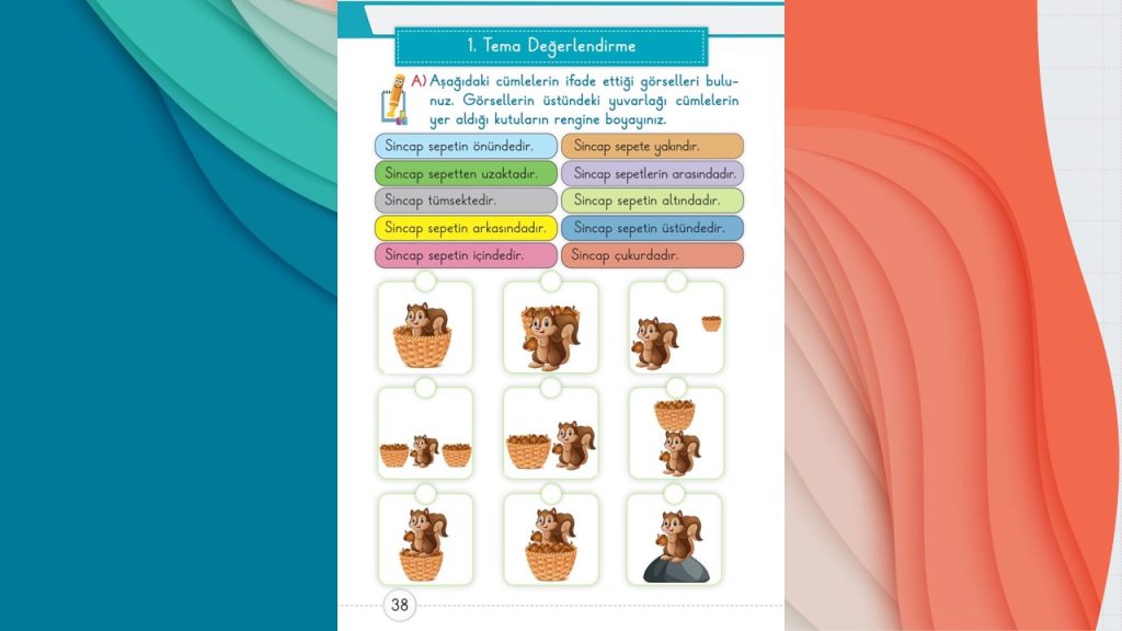 1. Sınıf Matematik Ders Kitabı 1. Kitap Cevapları Meb Yayınları Sayfa 38