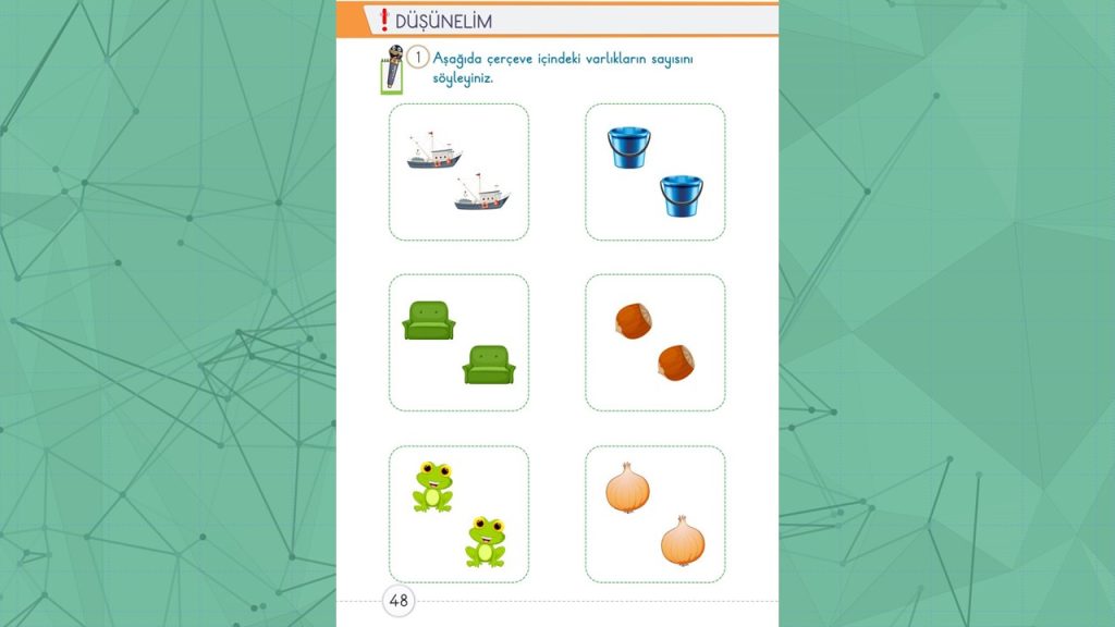 1. Sınıf Matematik Ders Kitabı 1. Kitap Cevapları Meb Yayınları Sayfa 48