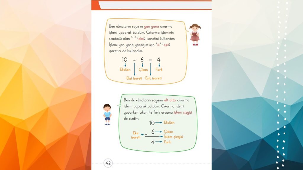 1. Sınıf Matematik Ders Kitabı 2. Kitap Cevapları Meb Yayınları Sayfa 42