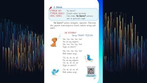 1. Sınıf Müzik Ders Kitabı Cevapları Meb Yayınları Sayfa 29