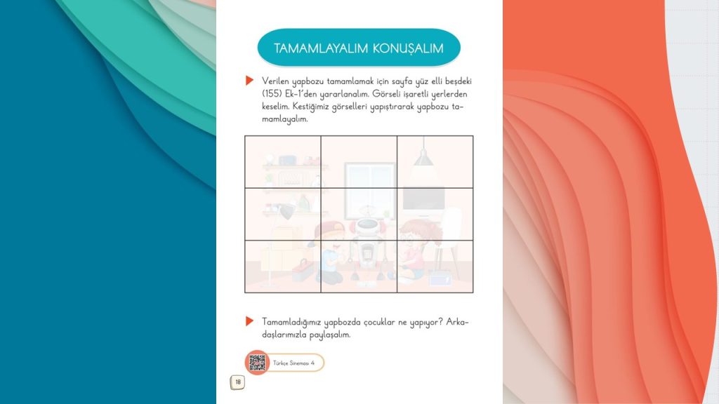 1. Sınıf Türkçe Ders Kitabı 1. Kitap Cevapları Meb Yayınları Sayfa 18