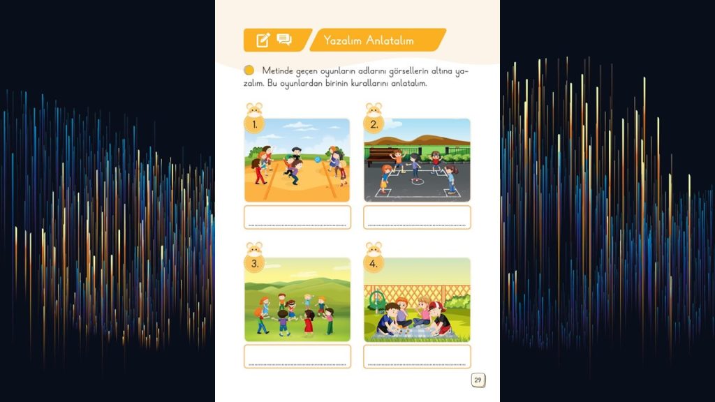 1. Sınıf Türkçe Ders Kitabı 1. Kitap Cevapları Meb Yayınları Sayfa 29