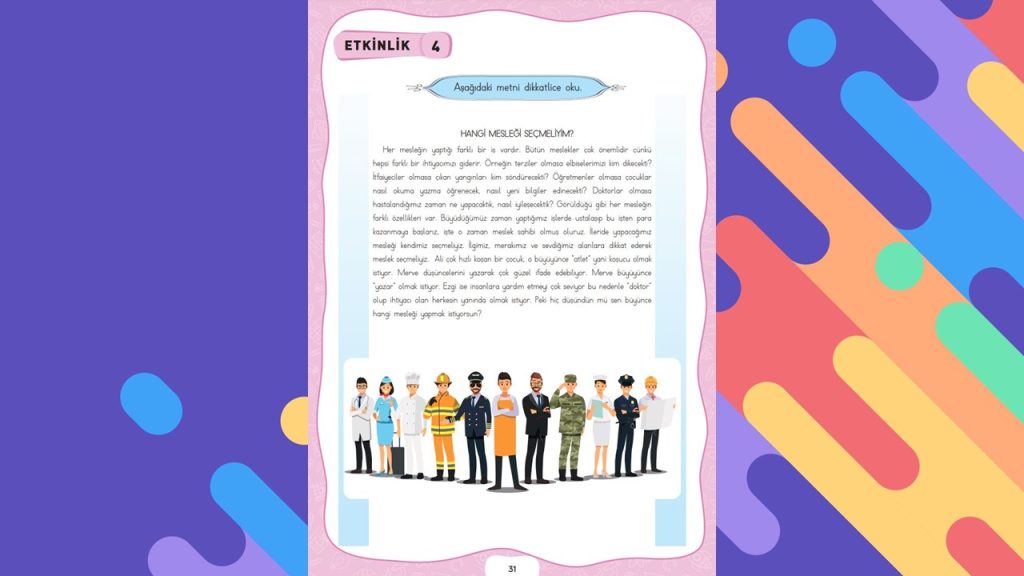 Özel Öğrenciler İçin Uyarlanmış Etkinlikler (UYET) Hayat Bilgisi 3. Cilt Cevapları Meb Yayınları Sayfa 31