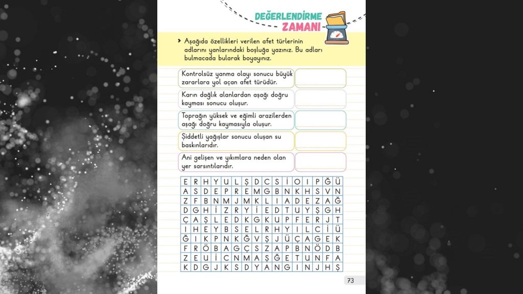 1. Sınıf Hayat Bilgisi Ders Kitabı 2. Kitap Cevapları Meb Yayınları Sayfa 73
