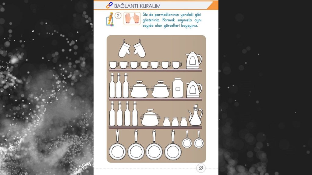 1. Sınıf Matematik Ders Kitabı 1. Kitap Cevapları Meb Yayınları Sayfa 69