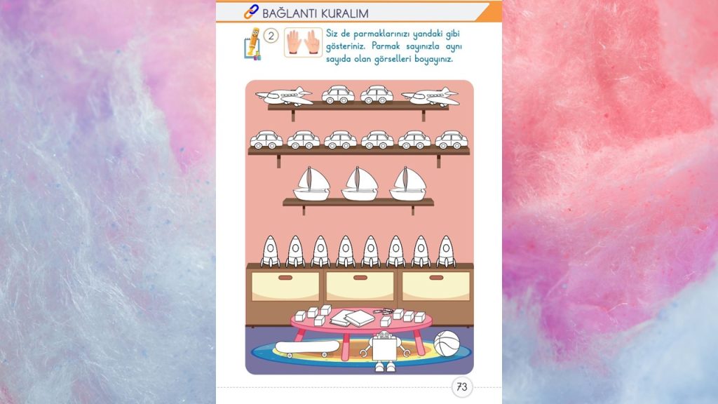 1. Sınıf Matematik Ders Kitabı 1. Kitap Cevapları Meb Yayınları Sayfa 73