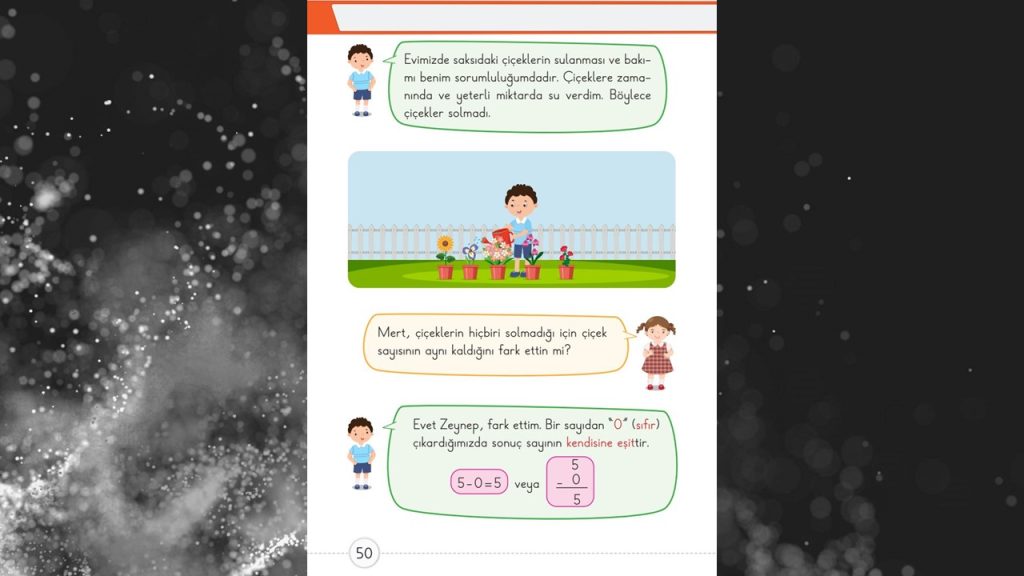 1. Sınıf Matematik Ders Kitabı 2. Kitap Cevapları Meb Yayınları Sayfa 50