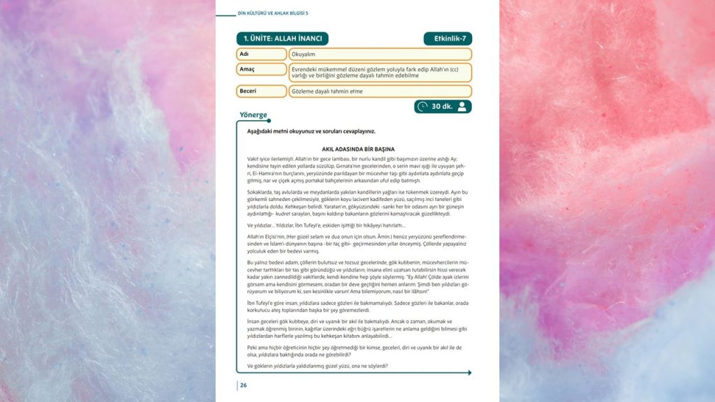 5. Sınıf Din Kültürü Etkinlik Kitabı Cevapları Meb Yayınları Sayfa 26