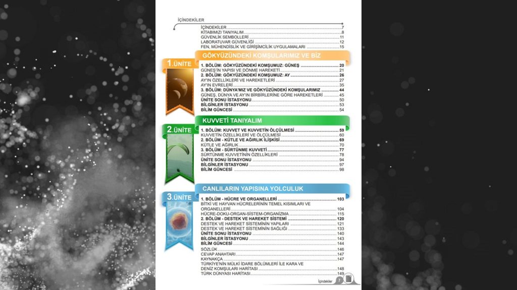 5. Sınıf Fen Bilimleri Ders Kitabı 1. Kitap Cevapları Meb Yayınları Sayfa 7