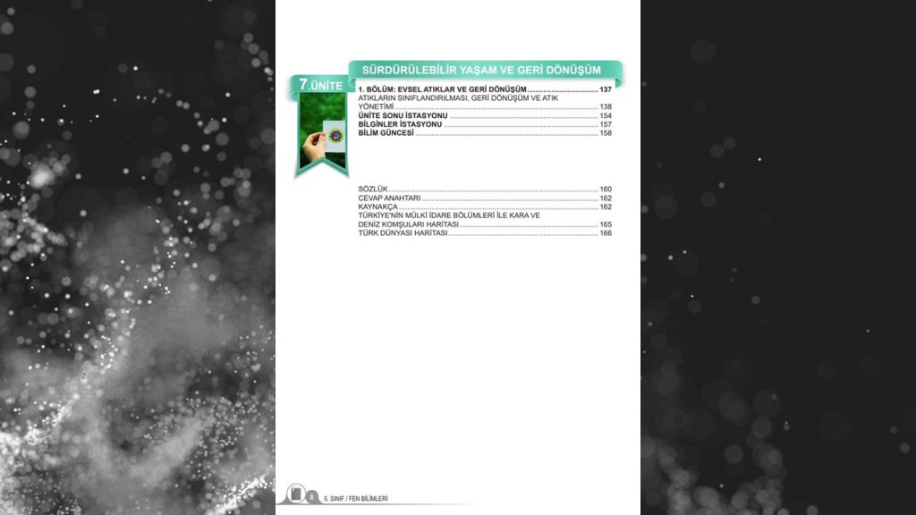 5. Sınıf Fen Bilimleri Ders Kitabı 2. Kitap Cevapları Meb Yayınları Sayfa 8