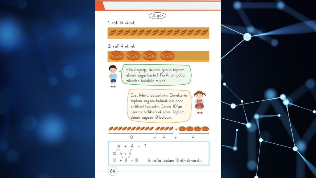 1. Sınıf Matematik Ders Kitabı 2. Kitap Cevapları Meb Yayınları Sayfa 64