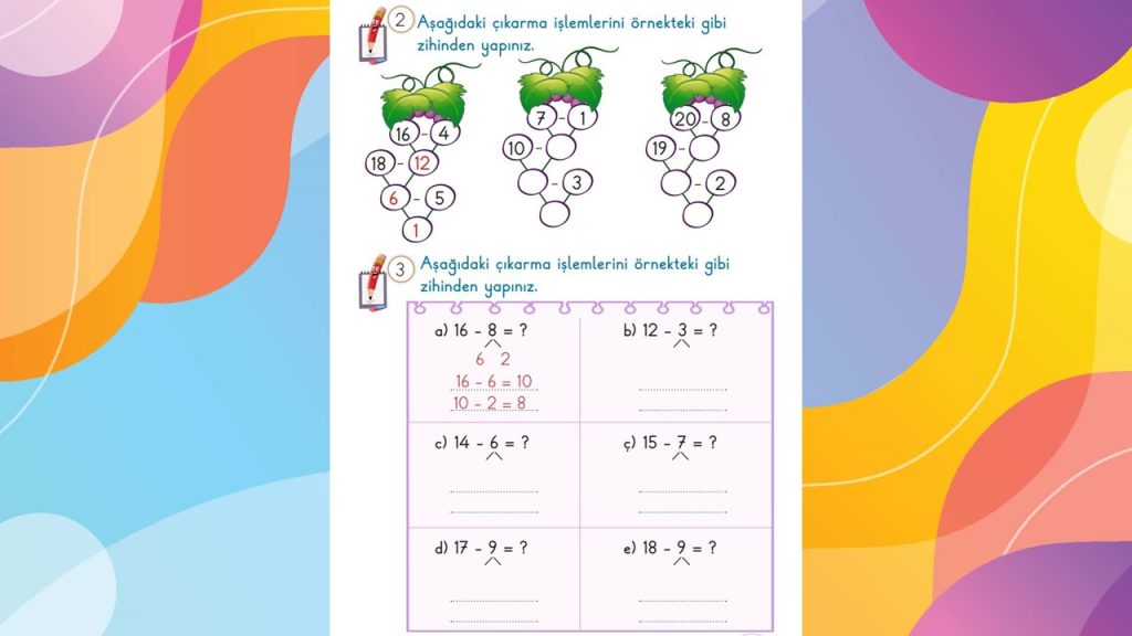 1. Sınıf Matematik Ders Kitabı 2. Kitap Cevapları Meb Yayınları Sayfa 69