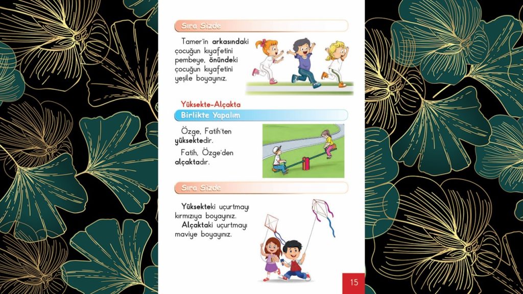 1. Sınıf Matematik Ders Kitabı Cevapları Meb Yayınları Sayfa 15