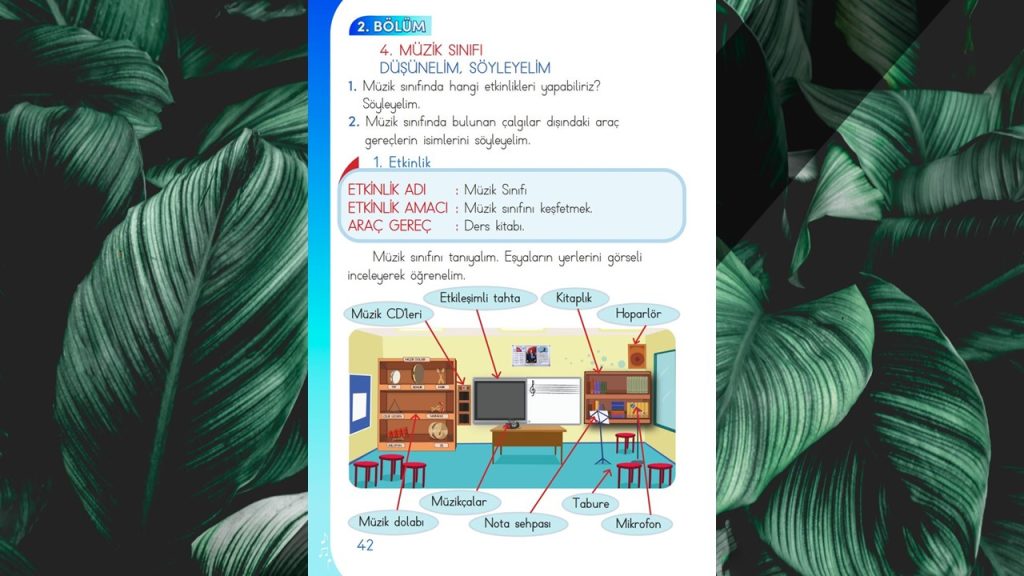 1. Sınıf Müzik Ders Kitabı Cevapları Meb Yayınları Sayfa 42