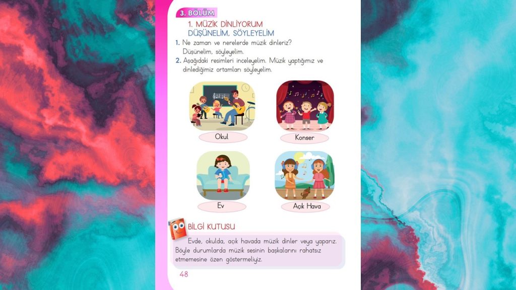 1. Sınıf Müzik Ders Kitabı Cevapları Meb Yayınları Sayfa 48