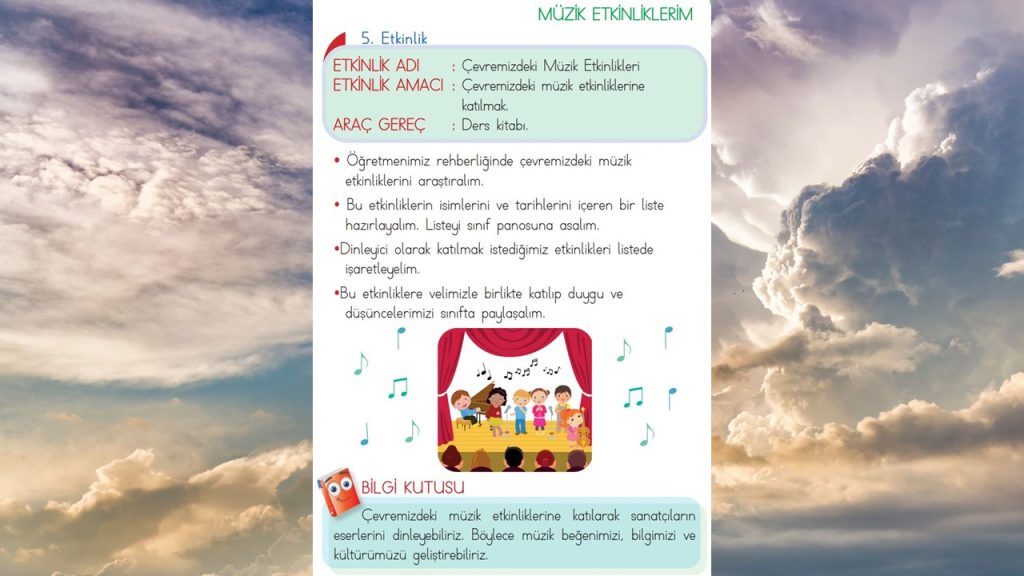 1. Sınıf Müzik Ders Kitabı Cevapları Meb Yayınları Sayfa 73