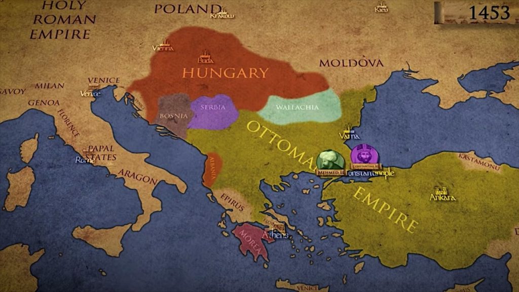 Bizans İmparatorluğu kaç yılında yıkılmıştır?