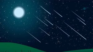 Geceleri yağmuru gökyüzünde izlenebilen gök taşı