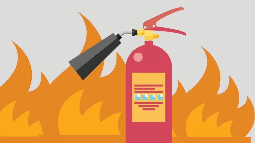 How many steps make up a fire safety risk assessment?