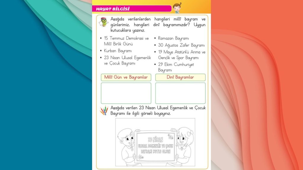 Öğrenmeye Hazırım 1. Sınıf Cevapları Meb Yayınları Sayfa 70