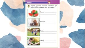 Öğrenmeye Hazırım 1. Sınıf Cevapları Meb Yayınları Sayfa 72