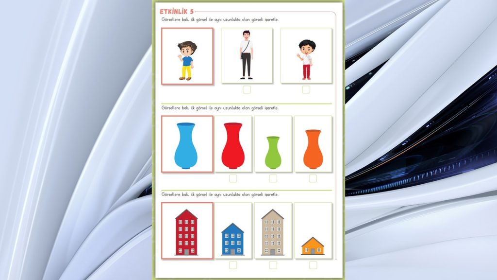 Özel Öğrenciler İçin Uyarlanmış Etkinlikler (UYET) Matematiğe Hazırlık 1. Cilt Cevapları Sayfa 31