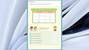 Özel Öğrenciler İçin Uyarlanmış Etkinlikler (UYET) Veri İşleme 6. Cilt Cevapları Sayfa 36