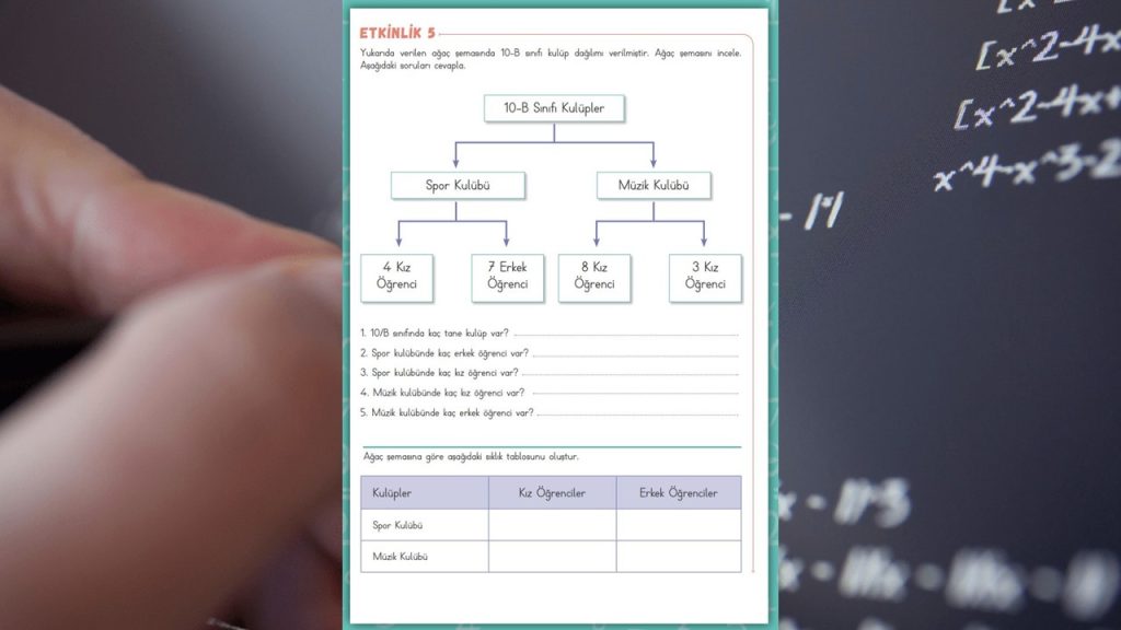 Özel Öğrenciler İçin Uyarlanmış Etkinlikler (UYET) Veri İşleme 6. Cilt Cevapları Sayfa 49