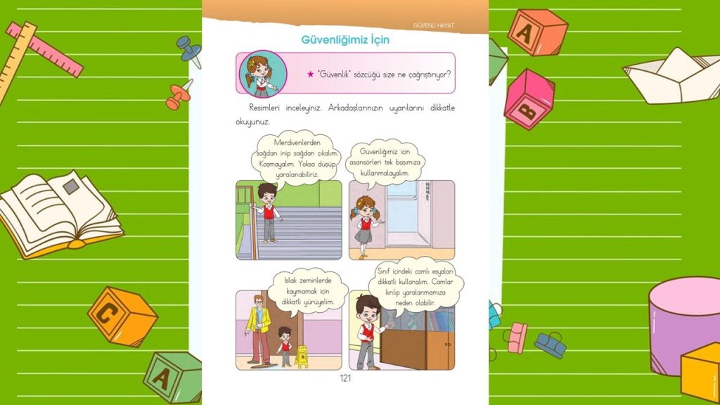 1. Sınıf Hayat Bilgisi Ders Kitabı Cevapları İhsan Yayınları Sayfa 121