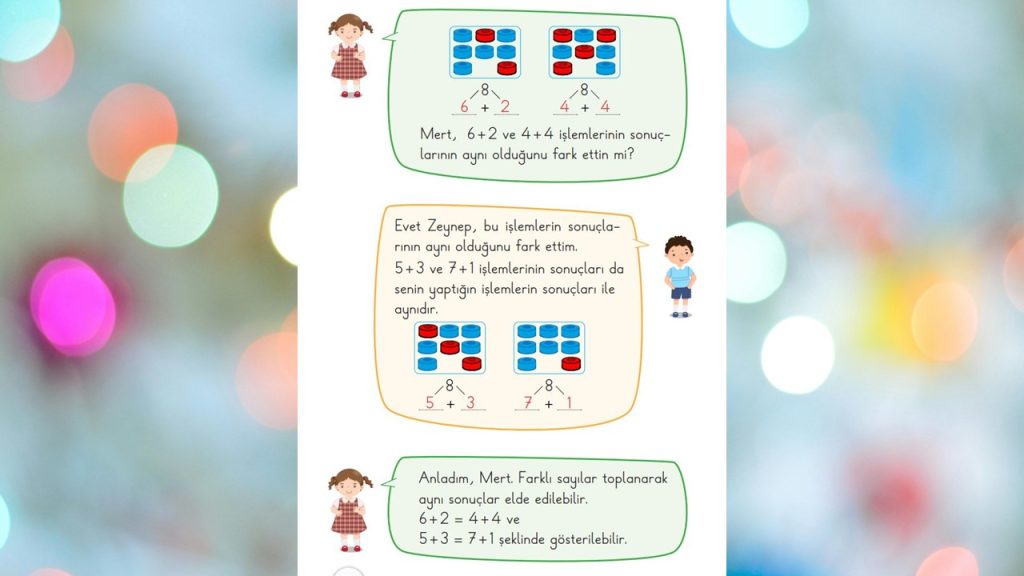 1. Sınıf Matematik Ders Kitabı 2. Kitap Cevapları Meb Yayınları Sayfa 72
